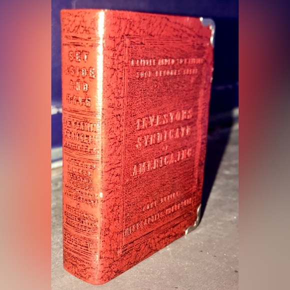 Vintage 1920s Zell INVESTORS SYNDICATE Of AMERICA Inc Minneapolis Book Coin Bank - Picture 2 of 9